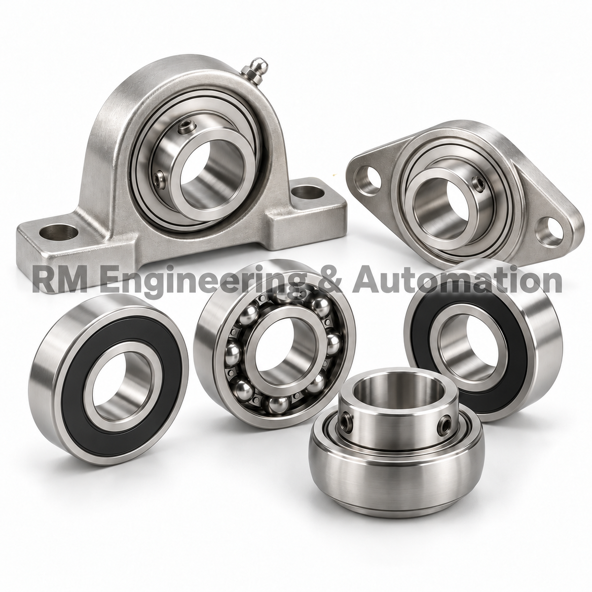 Stainless Steel Bearings & Bearing Units – Ball Bearings, UCP Pillow Blocks, UC Inserts & More