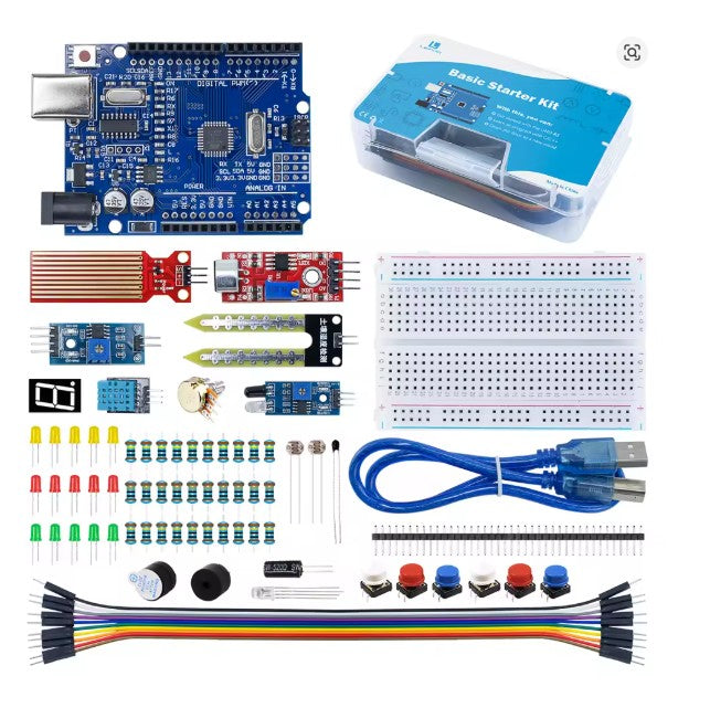 NEW Starter Kit for Arduino R3 Basic/Super/Ultimate Electronic DIY Kit for Arduino Uno Board Electronic Components Set with Box