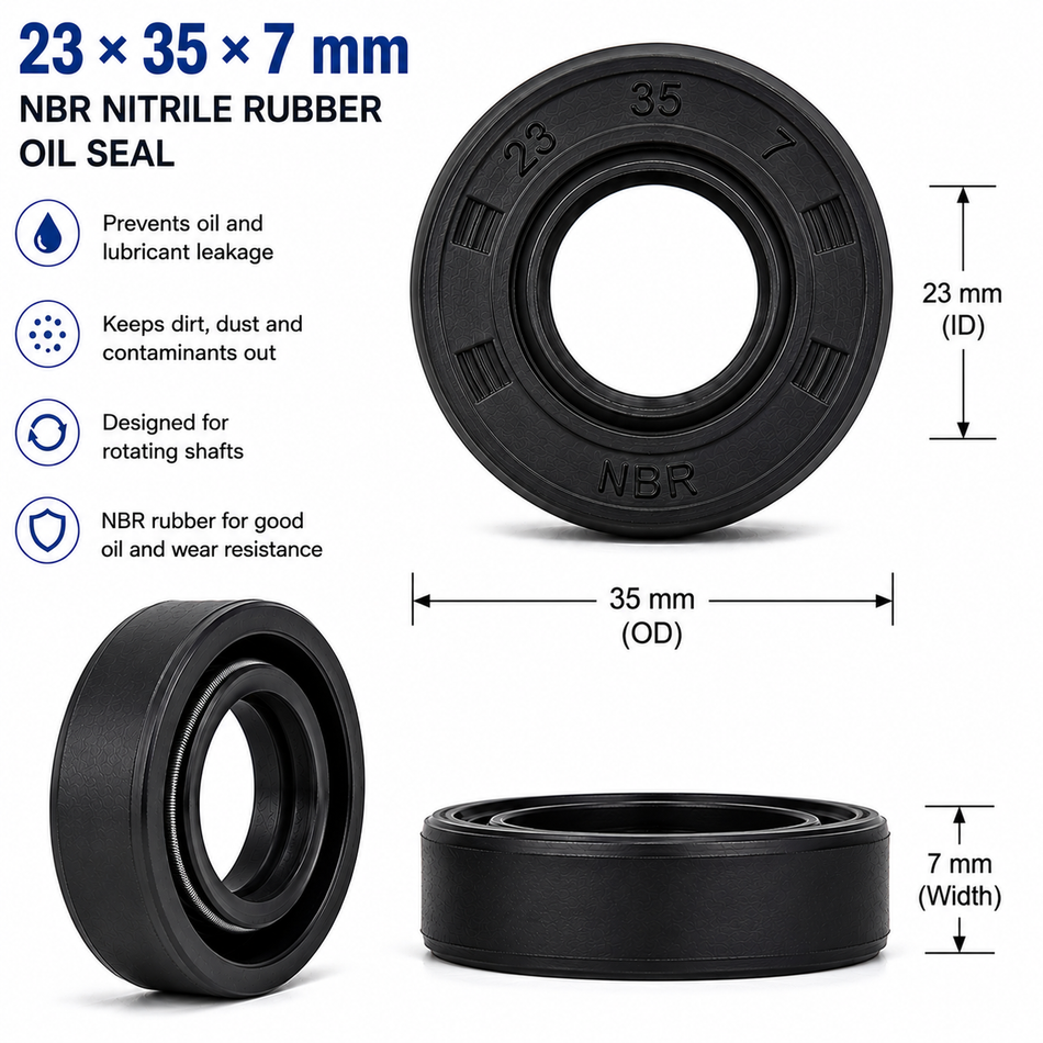 23x35x7mm NBR Nitrile Rubber Oil Seal