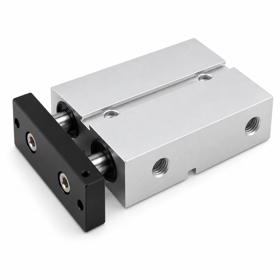 TN10×20 Twin-Rod Pneumatic Cylinder – 10mm Bore × 20mm Stroke – Double Acting