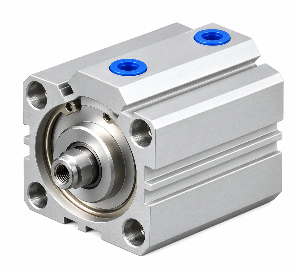 SDA40×50 Compact Pneumatic Air Cylinder – 40mm Bore × 50mm Stroke – Double Acting