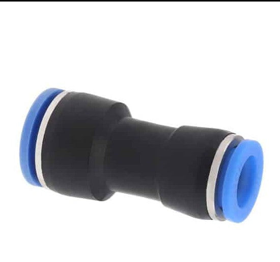 Pneumatic Push In Air Fittings – Reducer Straight 8mm (5/16) to 6mm hose
