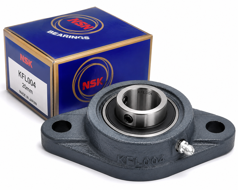 KFL004 Flange Bearing Unit – 20mm Bore